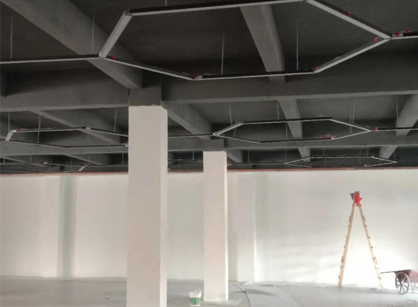 巡工地日记，广州宇跃传媒办公室装修项目进行中