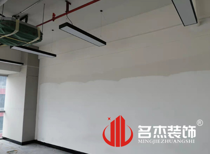 巡工地日记，广州名岳工程设计办公室装修项目紧张进行中