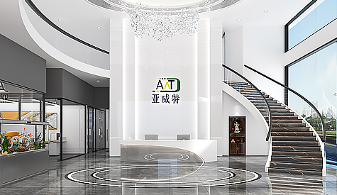 广州亚威特汽车零部件办公室装修设计