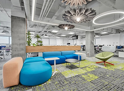 Accenture埃森哲布加勒斯办公室空间装修设计是怎样做的？