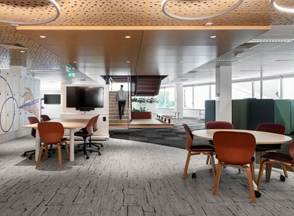 混合灵活的办公室装修设计空间是怎样的——IAG珀斯